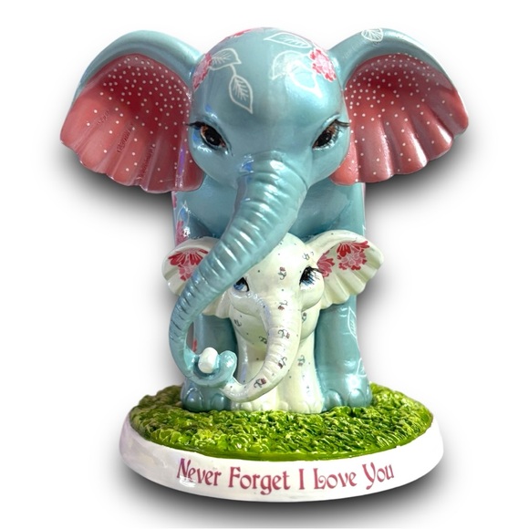 The Hamilton Collection Never Forget I Love You Elephant Figurine Blake Jensen - Picture 1 of 7